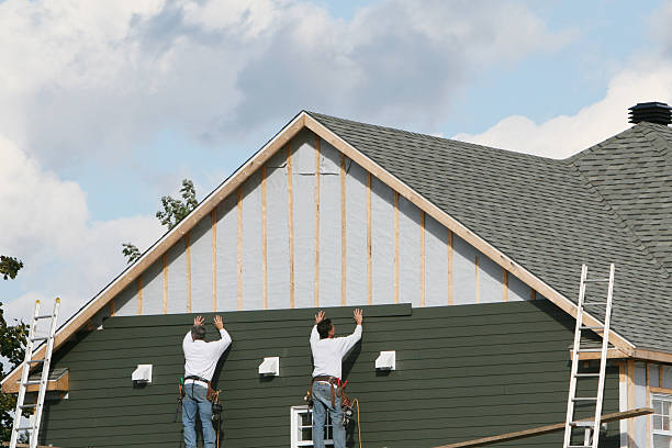 Professional Siding Repair technician working in Cameron, OH